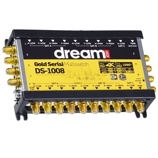 DS-1008 DREAMSTAR 44783 Multiswich (Santral) DS-1008 Uydu Santralleri