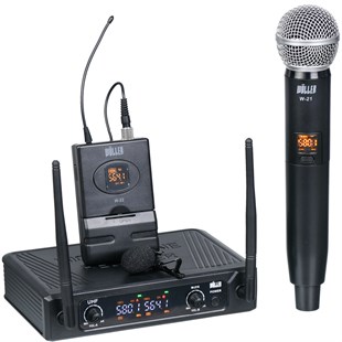 WÖLLER UHF 1 El 1 Yaka Kablosuz Mikrofon  W-216 EY